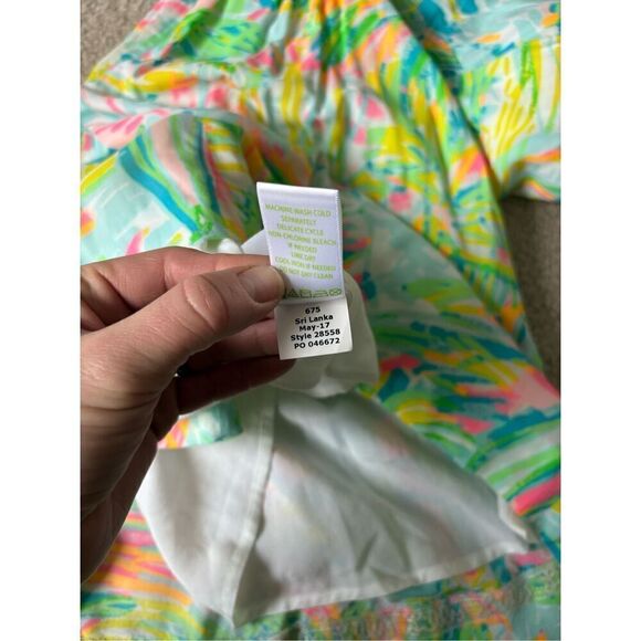 Lilly Pulitzer Women's Christine Dress size 2 Mini Multicolor Strap - Picture 13 of 13
